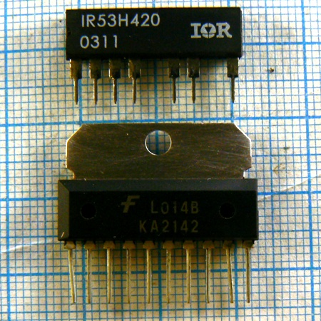 Фото 3. Микросхемы аналоговые LM1267NA - STR5412 - LNK305GN - M52340SPA - MAX712CPE - MC33199D