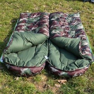 Тактический спальный мешок, комуфляжный, одеяло, спальник, до -15