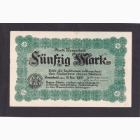 50 марок 1918г. Ремшайд. Германия