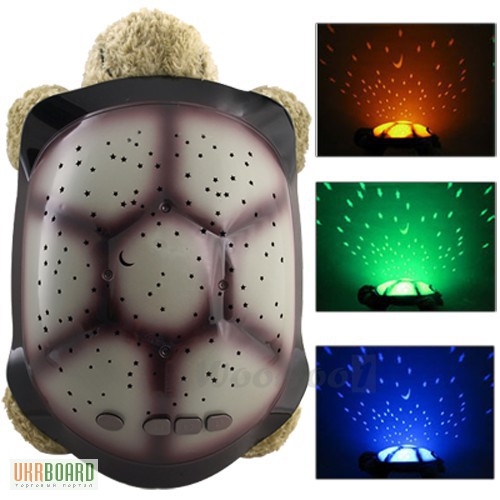 Фото 4. Музыкальная черепаха ночник проектор звездного неба