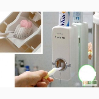 Набір для ванної кімнати: дозатор зубної пасти Toothpaste Dispenser і утримувач для щіток