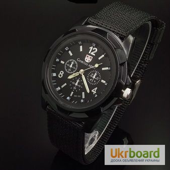 Фото 2. Наручные армейские часы Gemius Army, цвет черный