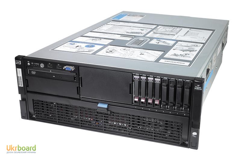 Продам сервер HP ProLiant DL580 G5 (4xXeon E7340 2.40GHz / FB-DIMM 16Gb / 2x147GB / 4PSU)