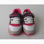 Кроссовки для девочек SMAX арт.304-04 малиново-серый с 27-28р