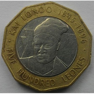 Сьерра-Леоне 500 леоне 2004 год СОХРАН
