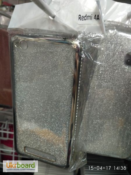 Фото 2. Чехол Xiaomi Redmi 4a, защитное стекло