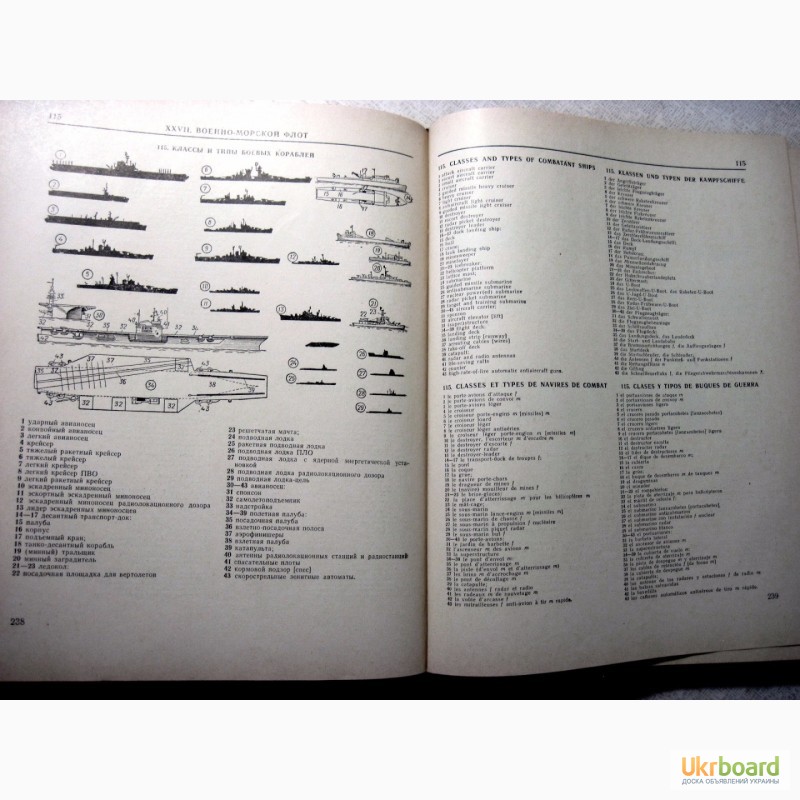 Фото 17. Иллюстрированный военно-технический словарь 1968 Нелюбин на 5 языках, рисунки схемы описан