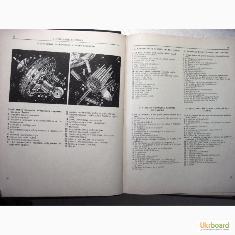 Фото 5. Иллюстрированный военно-технический словарь 1968 Нелюбин на 5 языках, рисунки схемы описан