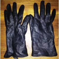 Кожаные женские перчатки P