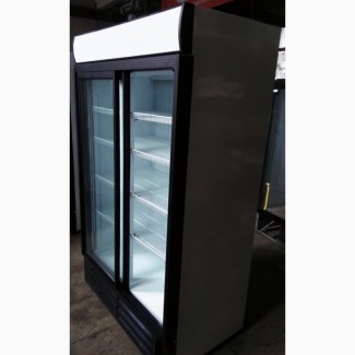 Продам морозильную витрину-шкаф-купе 2-дверную б/у