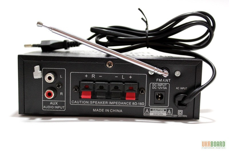 Фото 4. Усилитель sony AK-699D (TS-820) FM, SD card, USB отличный звук 250W