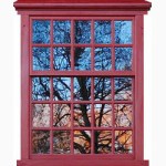 Английские подъемные окна из дерева