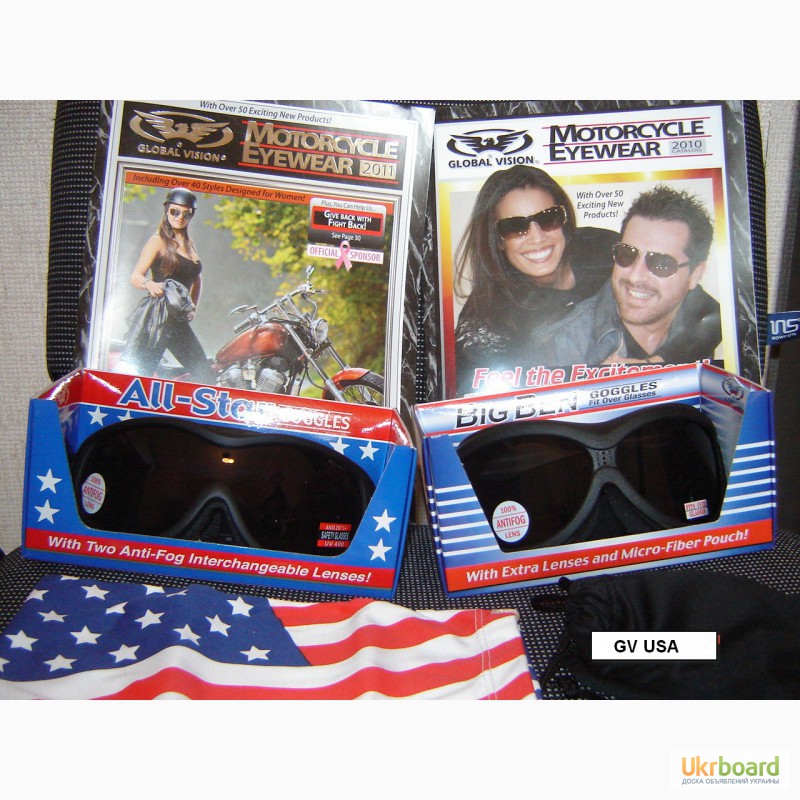 Фото 9. Cпортивные, солнцезащитные очки Global Vision USA.