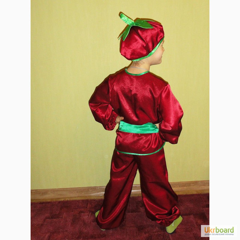 Фото 2. Прокат костюма овоща Помидор, Бурячок, Редис на 5-8 лет