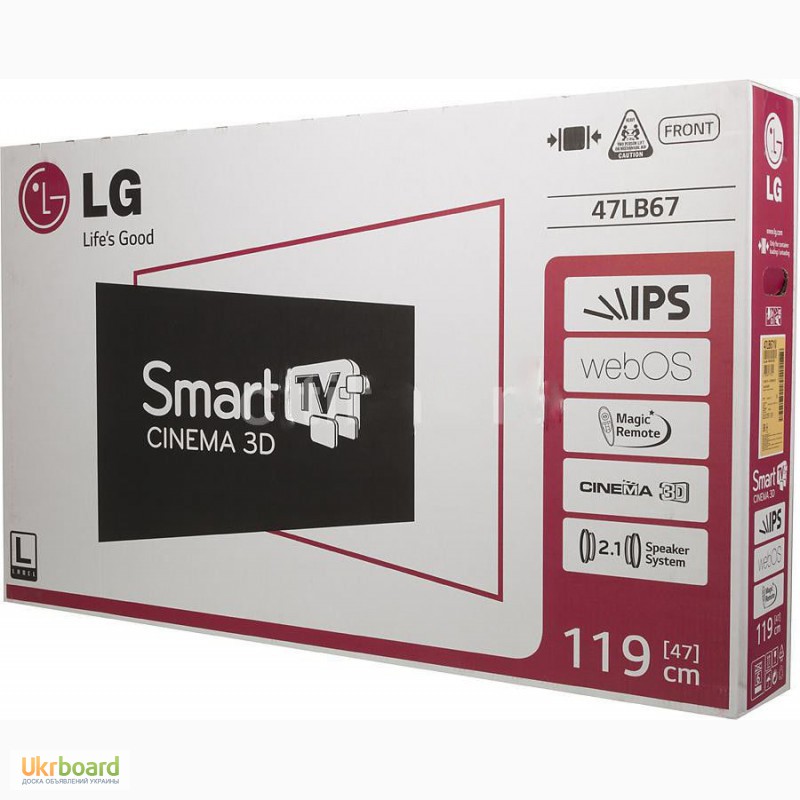 Фото 6. Продам LCD телевизор LG 42LF650V +40, 43, 50, 55. Гарантия от производителя