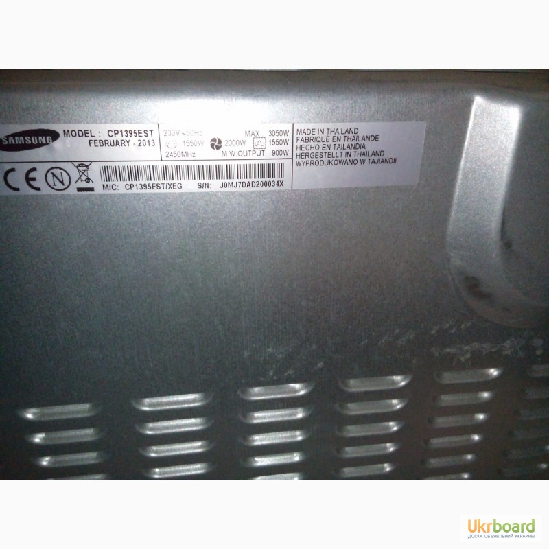 Фото 3. Микроволновая печь б/у из Германии Samsung CP1395EST