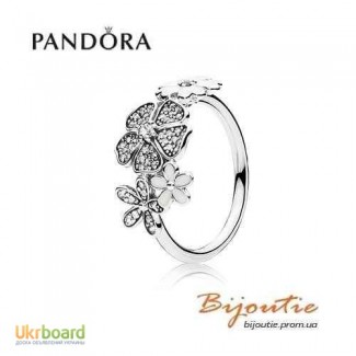 PANDORA кольцо цветочное настроение 190984CZ