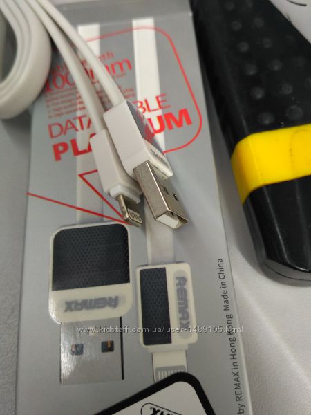 Фото 10. USB Кабель Lightning REMAX для iPhone 5/5s/5c/SE/6/6S/7/8/X (1м / 2м)