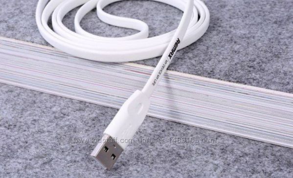Фото 4. USB Кабель Lightning REMAX для iPhone 5/5s/5c/SE/6/6S/7/8/X (1м / 2м)