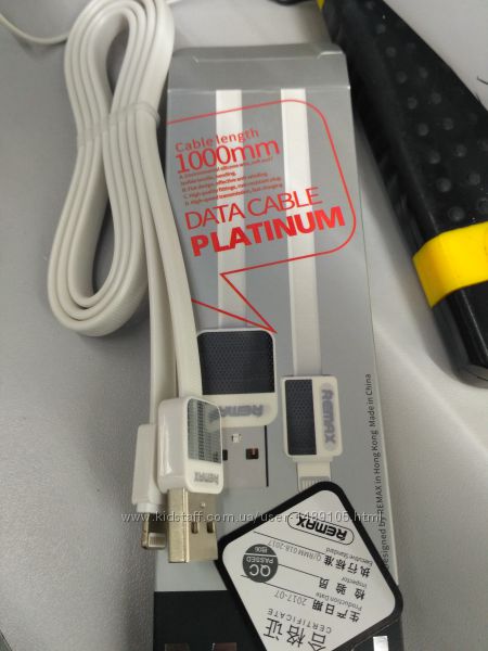 Фото 7. USB Кабель Lightning REMAX для iPhone 5/5s/5c/SE/6/6S/7/8/X (1м / 2м)