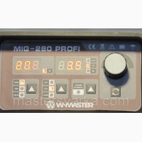 Сварочный инверторный полуавтомат WMaster MIG 280 PROFI