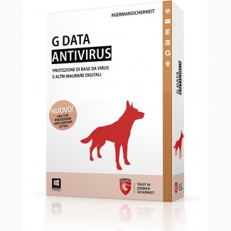 G Data AntiVirus 1 год 10 ПК, Электронная лицензия