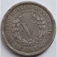 США 5 центов 1899 год г95