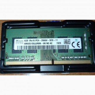 Модуль оперативной памяти 4GB DDR4-2666 и 3200, SODIMM 1.2V, DDR2-800