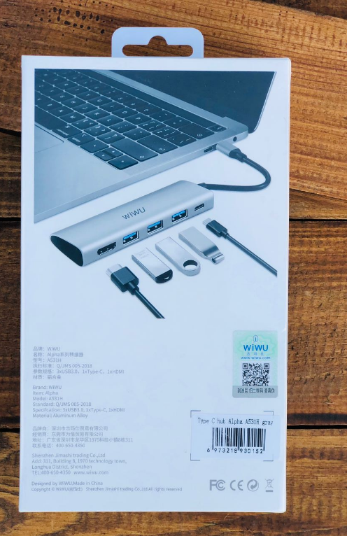 Фото 15. Многофункциональный адаптер переходник ZAMAX 8-в-1 Type C USB HUB to HDMI/HDTV + PD + USB