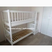 Двухъярусная деревянная кровать Виола, двоярусне, двоповерхове
