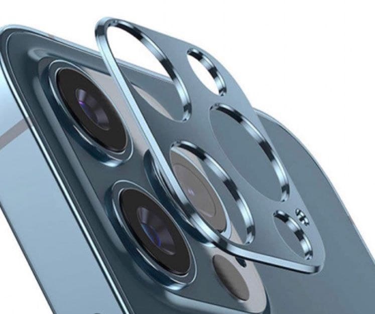 Титановое стекло на камеру айфон 12 промакс titanium alloy iPhone 12 Pro / 12 Pro Max З