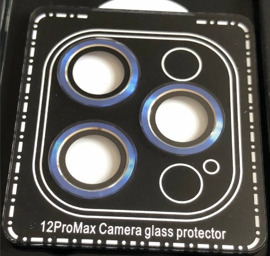 Фото 12. Титановое стекло на камеру айфон 12 промакс titanium alloy iPhone 12 Pro / 12 Pro Max З