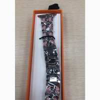 Ремешок Шанель на смарт часы Apple Watch CHANEll 38/44 Silver Pink Мега модный Ремешок