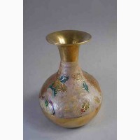 Винтажная Индийская латунная ваза