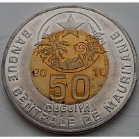 Мавритания 50 угий 2010 год ОТЛИЧНАЯ!!!!!!! е464
