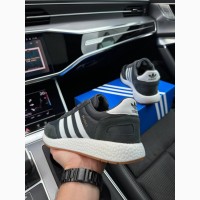 Adidas Originals Iniki Gray White - кроссовки мужские серые