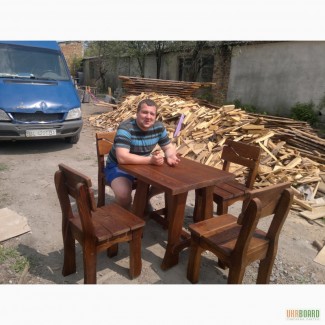 Деревяні столи та стільці під замовлення від виробника