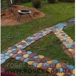 Форма для производства тротуарной плитки «Садовая дорожка»