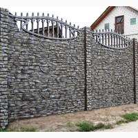 Забор бетонный, декоративный, наборной