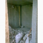 Демонтаж сантехкабин, стен, перегородок, бетона.Резка проемов, штроб в Харькове