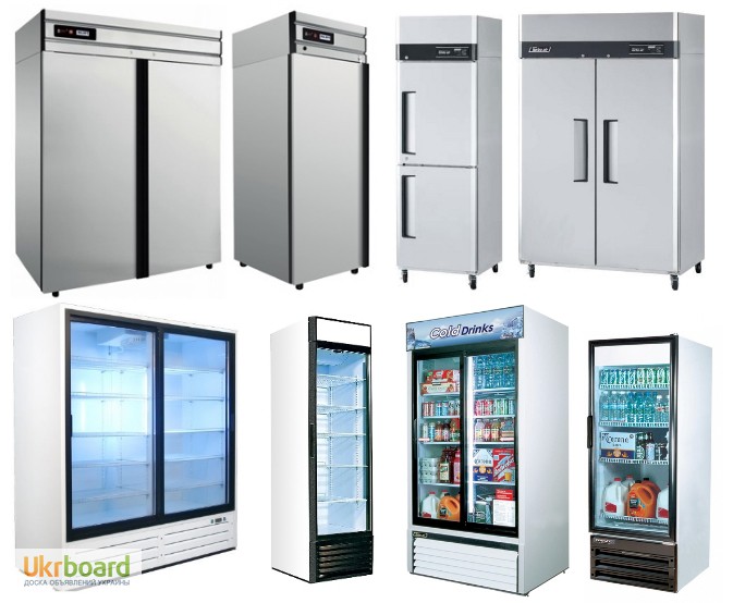 Шкафы-витрины - Холодильные, морозильные и универсальные.Рассрочка