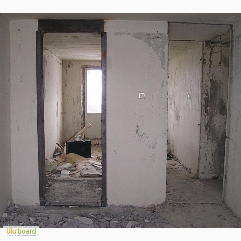 Фото 2. Расширение дверных и оконных проемов без пыли. Харьков и область