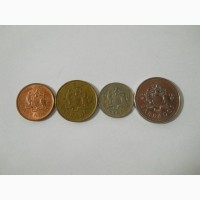 Монеты Барбадоса (4 штуки)