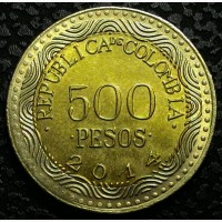Колумбия 500 песо 2016 год СОСТОЯНИЕ