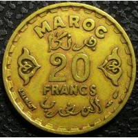 Марокко 20 франков 1351 год ОТЛИЧНОЕ СОСТОЯНИЕ