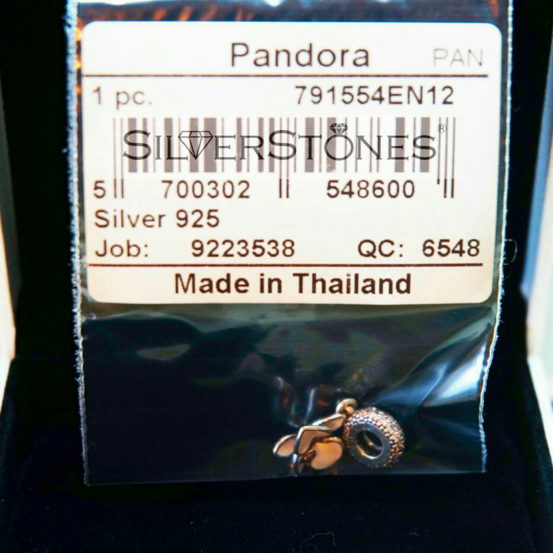 Фото 3. Скидки! Оригинал Pandora Пандора шарм подвеска Белая орхидея 791554EN12