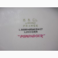 Две Французские тарелки “POMPADOUR”