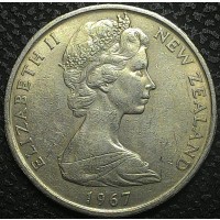 Новая Зеландия 50 центов 1967 ПАРУСНИК