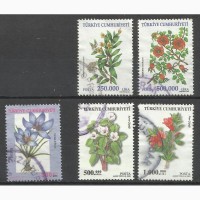Продам марки Турции (Цветы)