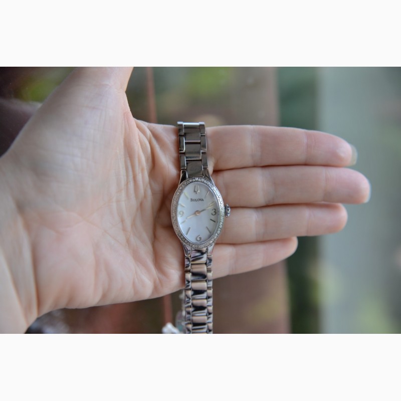 Фото 6. Суперцена !BULOVA :Женские часы с 60 натуральными бриллиантами сапфировое стекло